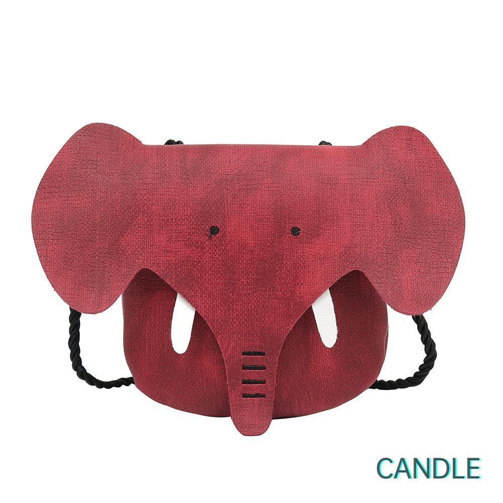 Túi Đeo Chéo Mini Hình Voi Dễ Thương Cho Bé Gái