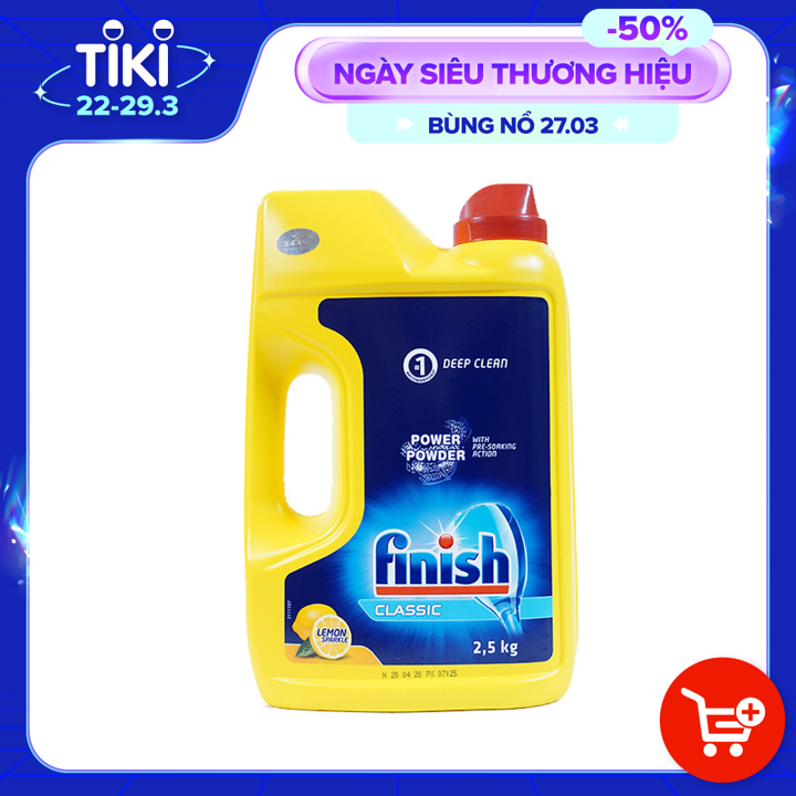 Bột rửa bát Finish Classic 2.5kg