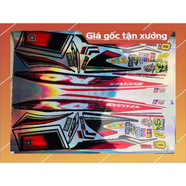 Tem rời ex 2010 Rc đỏ đen Crom titan 7 màu