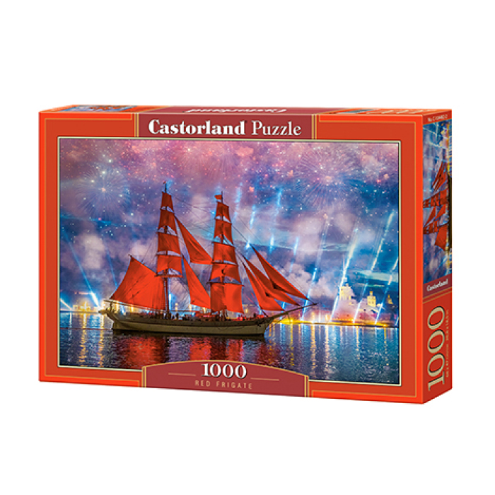 Xếp hình puzzle Red Frigate 1000 mảnh Castroland C104482