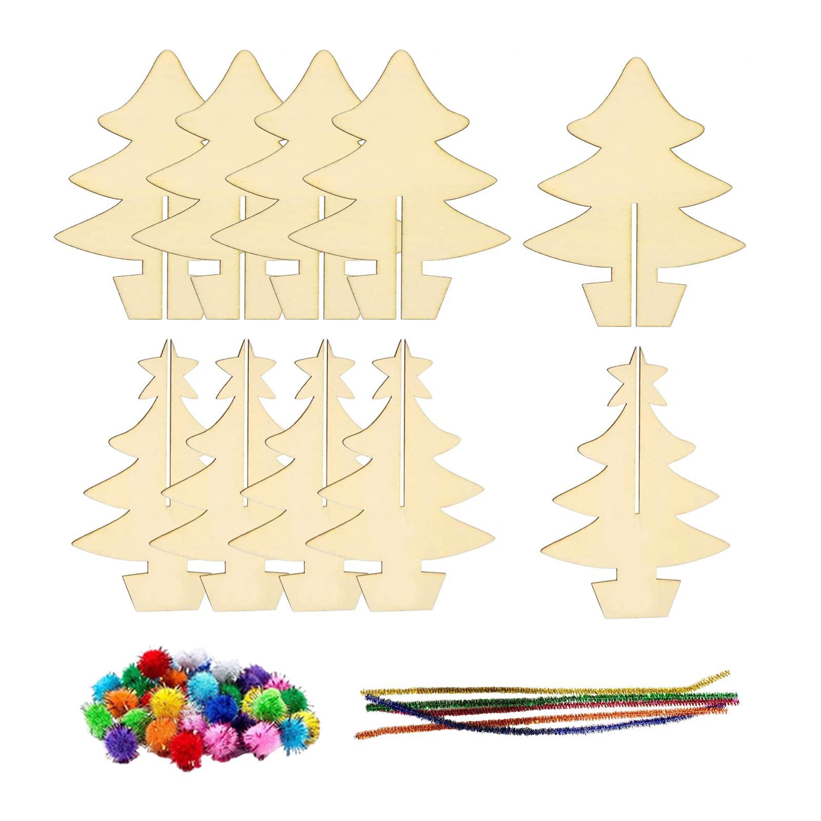 Christmas  Slices Painting Set DIY Paint Set for Holiday Decoration
