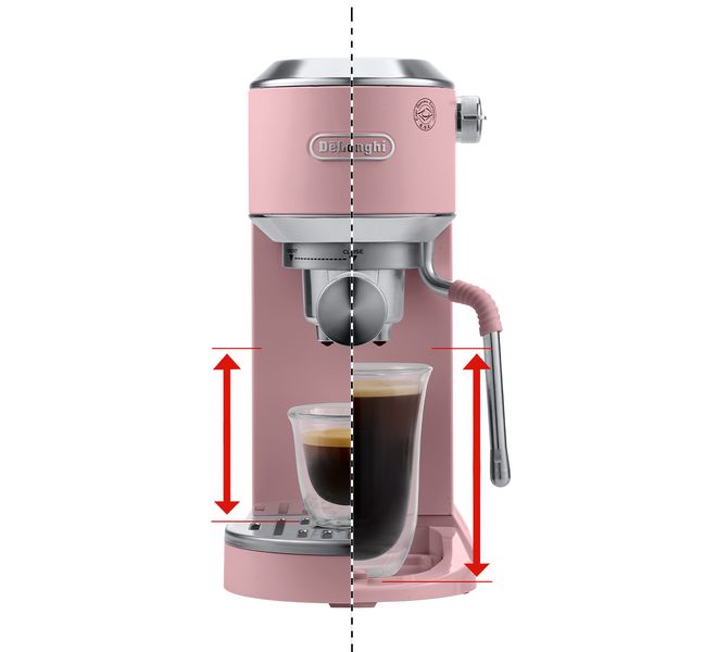 Máy pha cà phê espresso DeLonghi Dedica Duo EC890.PK - Hàng Chính Hãng