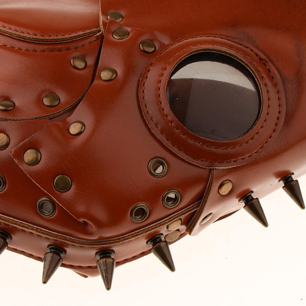 Gothic Steampunk Plague Head Mask Halloween Cosplay Party Props
