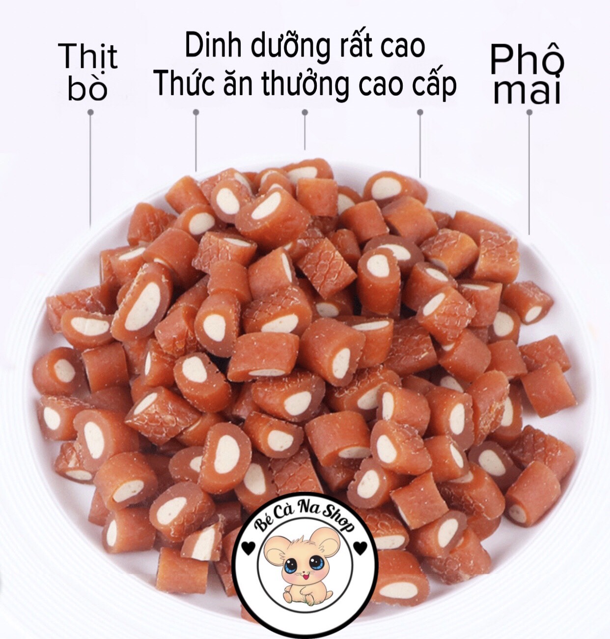 Bò cuộn phô mai nguyên chất cao cấp bé cà na shop . thức ăn dành cho hamster thỏ bọ sóc chinchilla ...