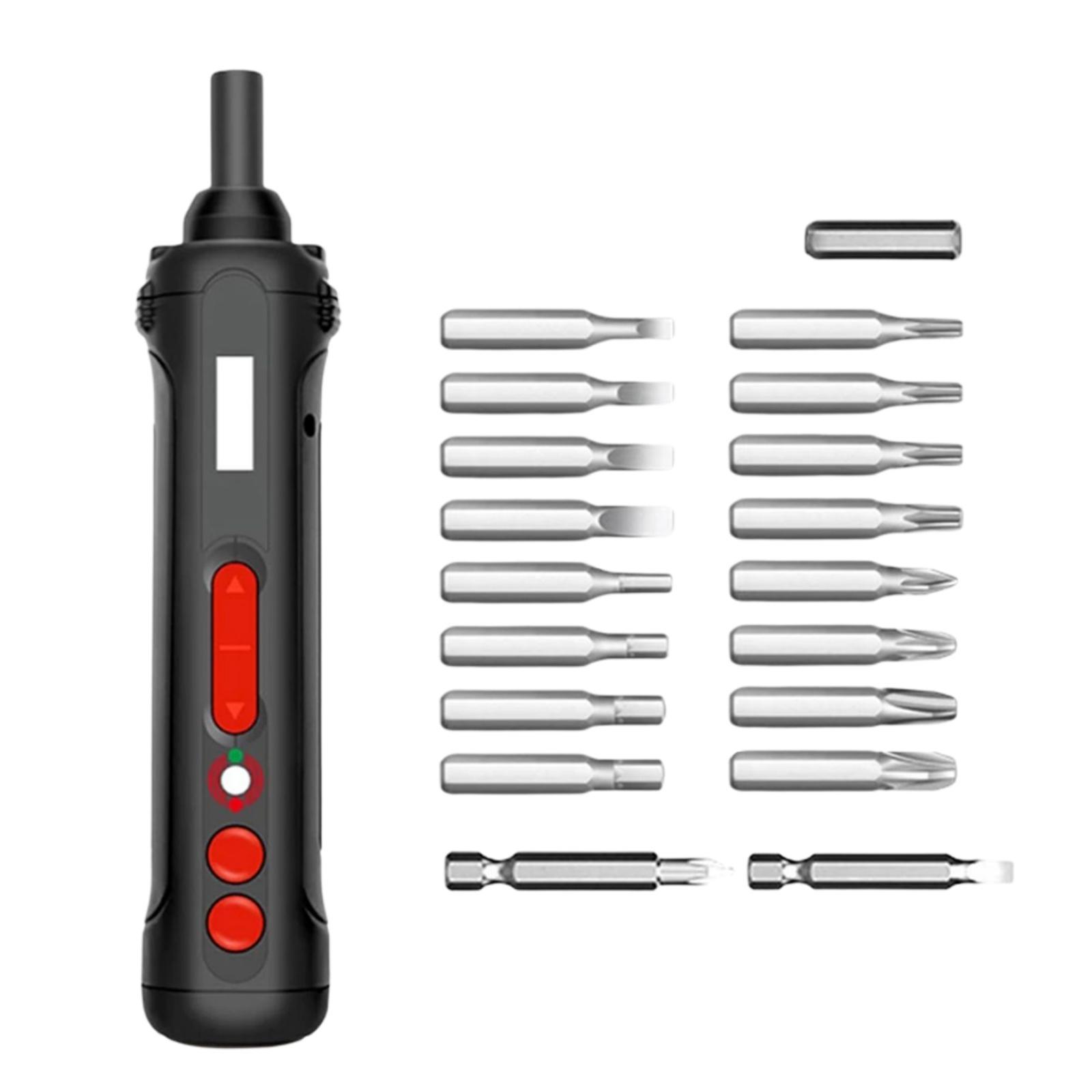 3.6V Electric Screwdriver with 19Pcs Screwdriver Bits for Home Repair Tools