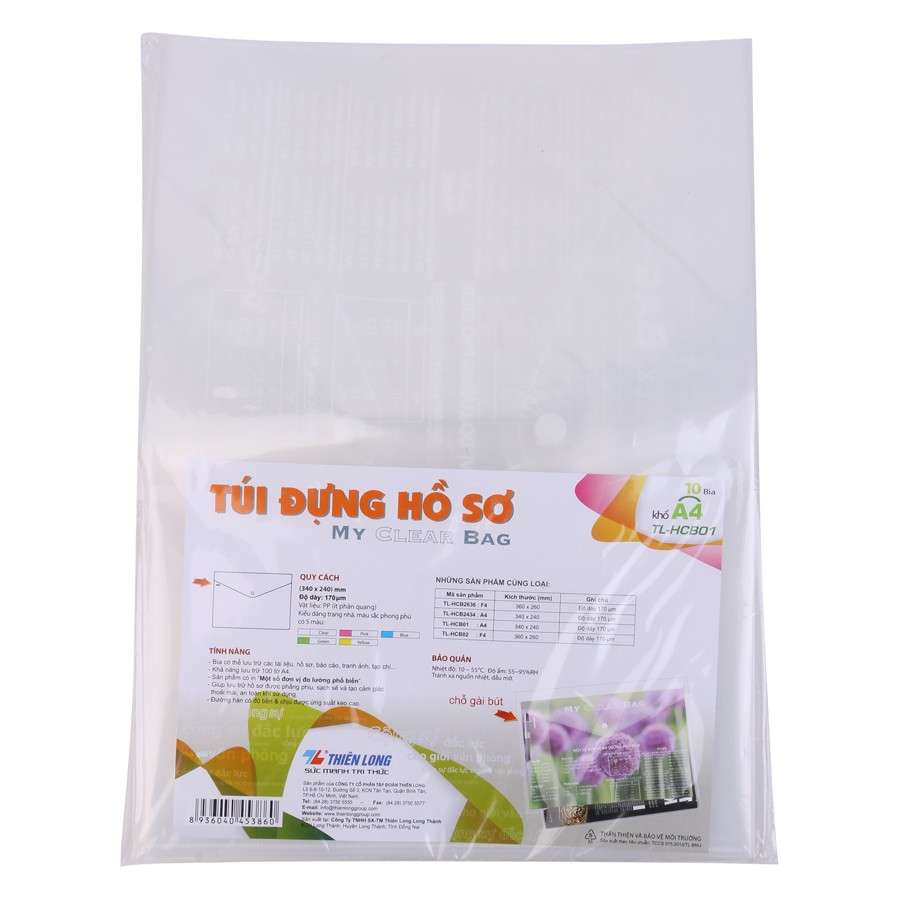 Túi Hồ Sơ Thiên Long TL-HCB01