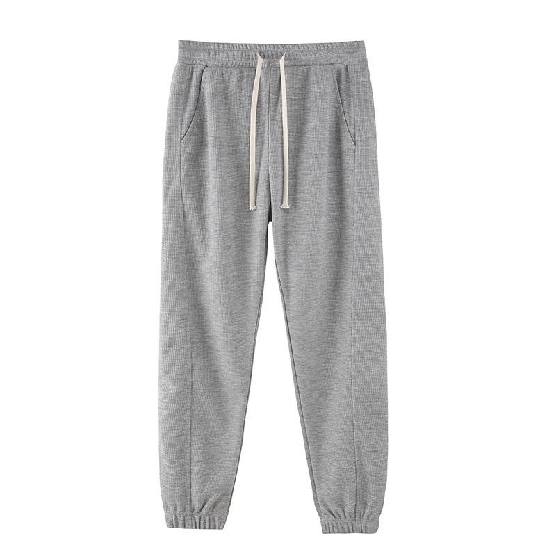 Quần Jogger nhung tăm Menswear năng động đễ phối đồ với 4 màu cơ bản đen, nâu, ghi tối, ghi sáng