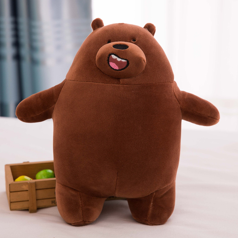Gấu bông anh em nhà gấu We Bare Bears dạng đứng siêu mềm (20cm---&gt;40cm) vải miniso mềm mại êm ái, hàng xịn cao cấp an toàn cho trẻ nhỏ