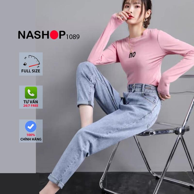 Quần bò baggy nữ quần jean baggy nữ quần jeans nữ lưng cao cạp cao quần nữ đẹp 3 size S M L hot năm 2021 QT18