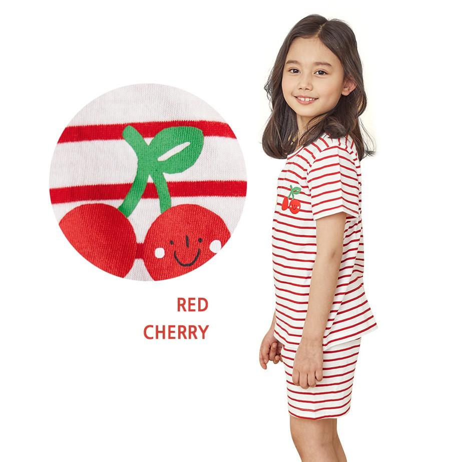 Bộ đồ ngắn tay mặc nhà cotton mịn cho bé gái U3008 - Unifriend Hàn Quốc, Cotton Organic