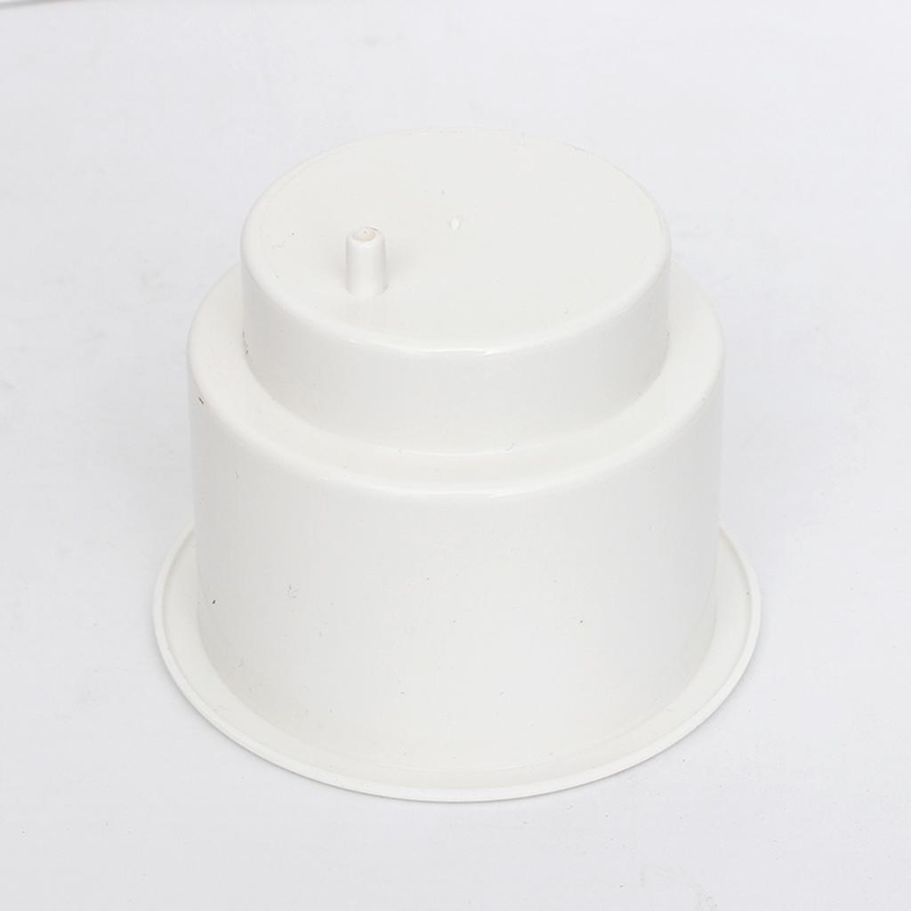 2 Pieces White Recessed Cup Drink Holder for Marine Boat Car RV