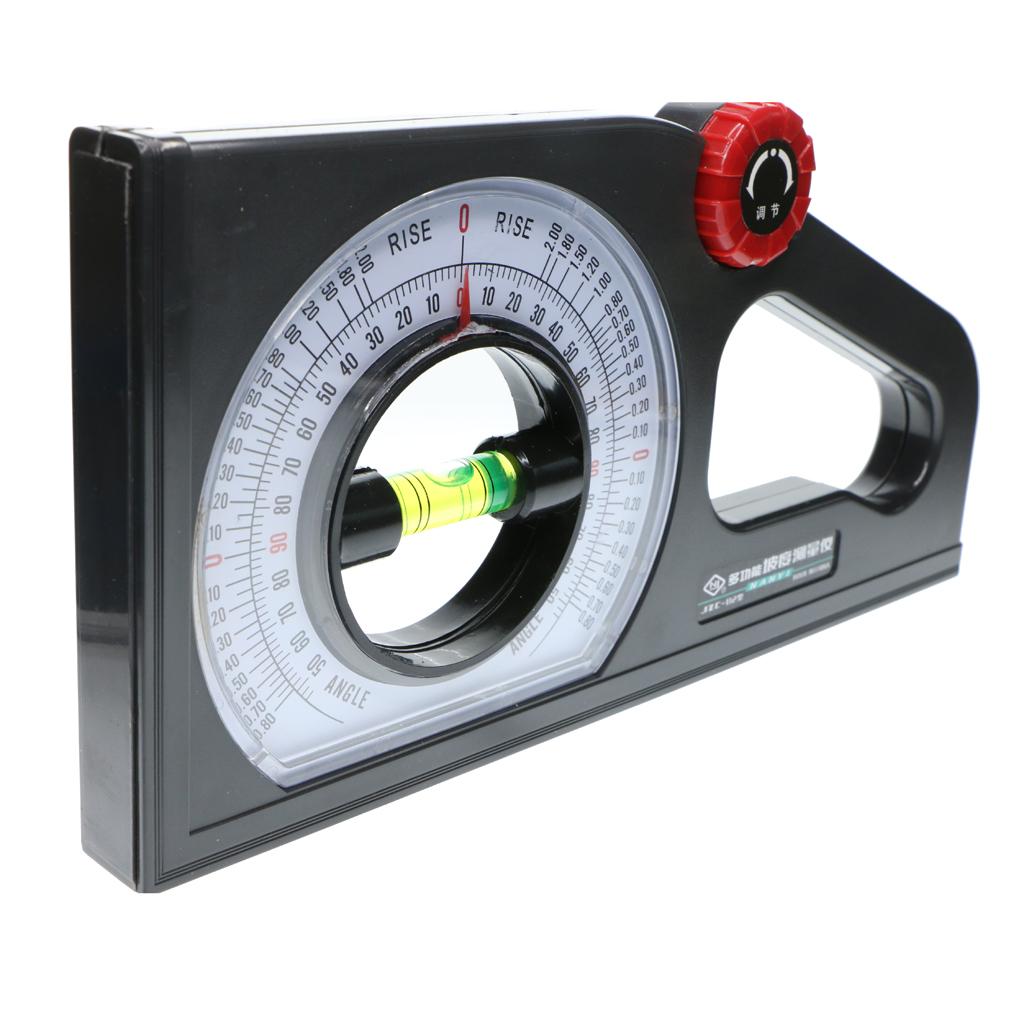 Slope Protractor Angle Bevel Inclinometer Nonmagnetic Declinometer