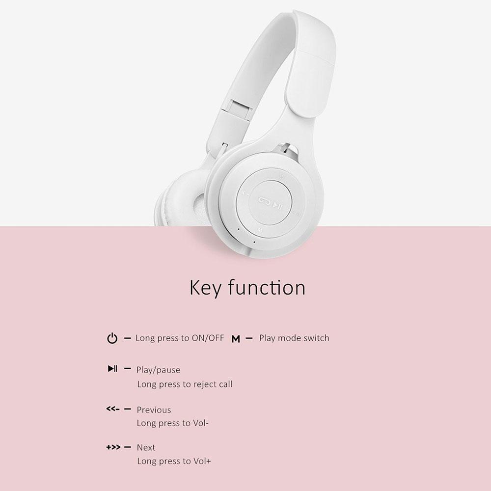 Wifi Không Dây Tai Nghe 3D Stereo Bluetooth Tai Nghe Có Thể Gập Lại Chơi Game Có Mic Mới Đến 2021 Âm Nhạc Tai Nghe