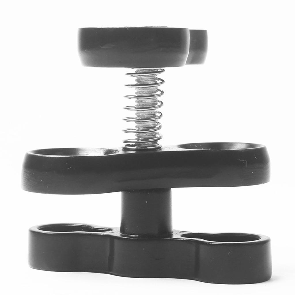 2Pcs Underwater Diving Flashlight Ball Join Connector Clamp Mount Arm Cradle