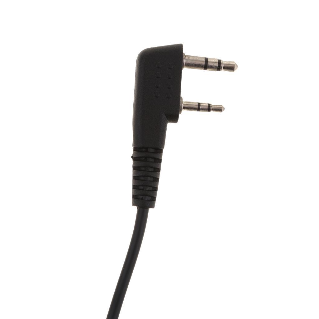 2Pin Headset Walkie Talkies Earpiece for Kenwood HYT Baofeng Two Way Radio
