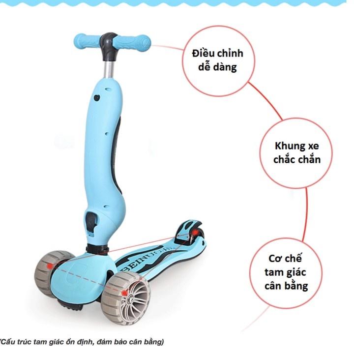 Xe Trượt Scooter Hai Kiểu Dáng Cho Bé