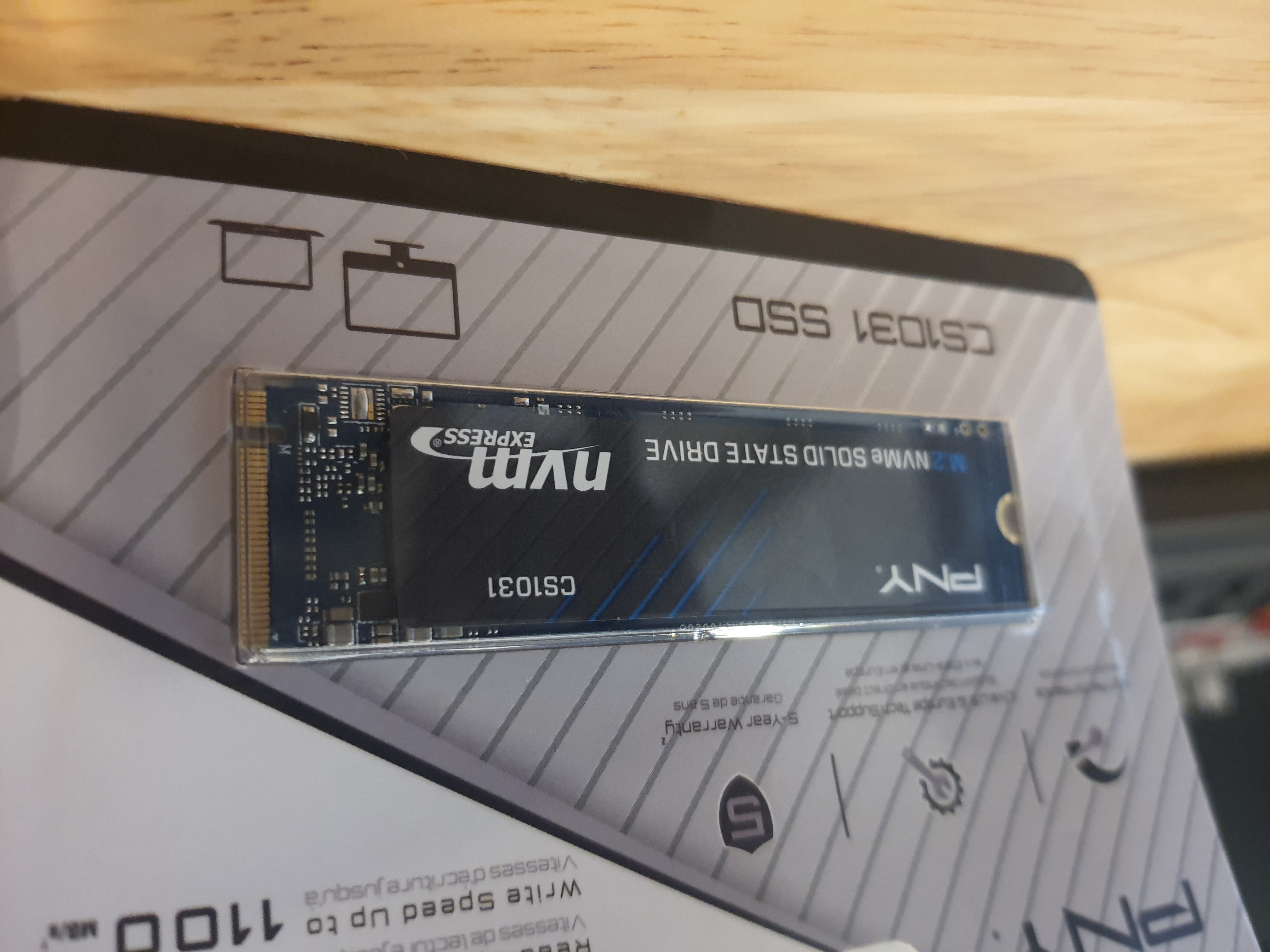 Ổ cứng SSD PNY 256GB CS1031 M.2 2280 NVMe Gen3x4 hàng chính hãng / hàng nhập khẩu