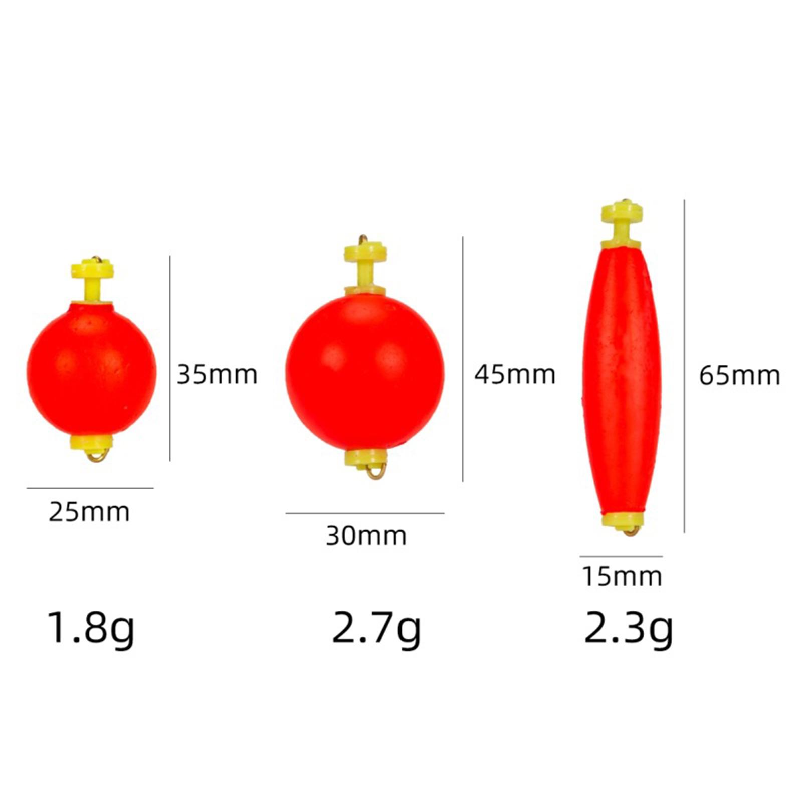 FOAM FISHING FLOATS / BOBBERS PANFISH ICE FISHING STRIKE INDICATOR 45x33mm