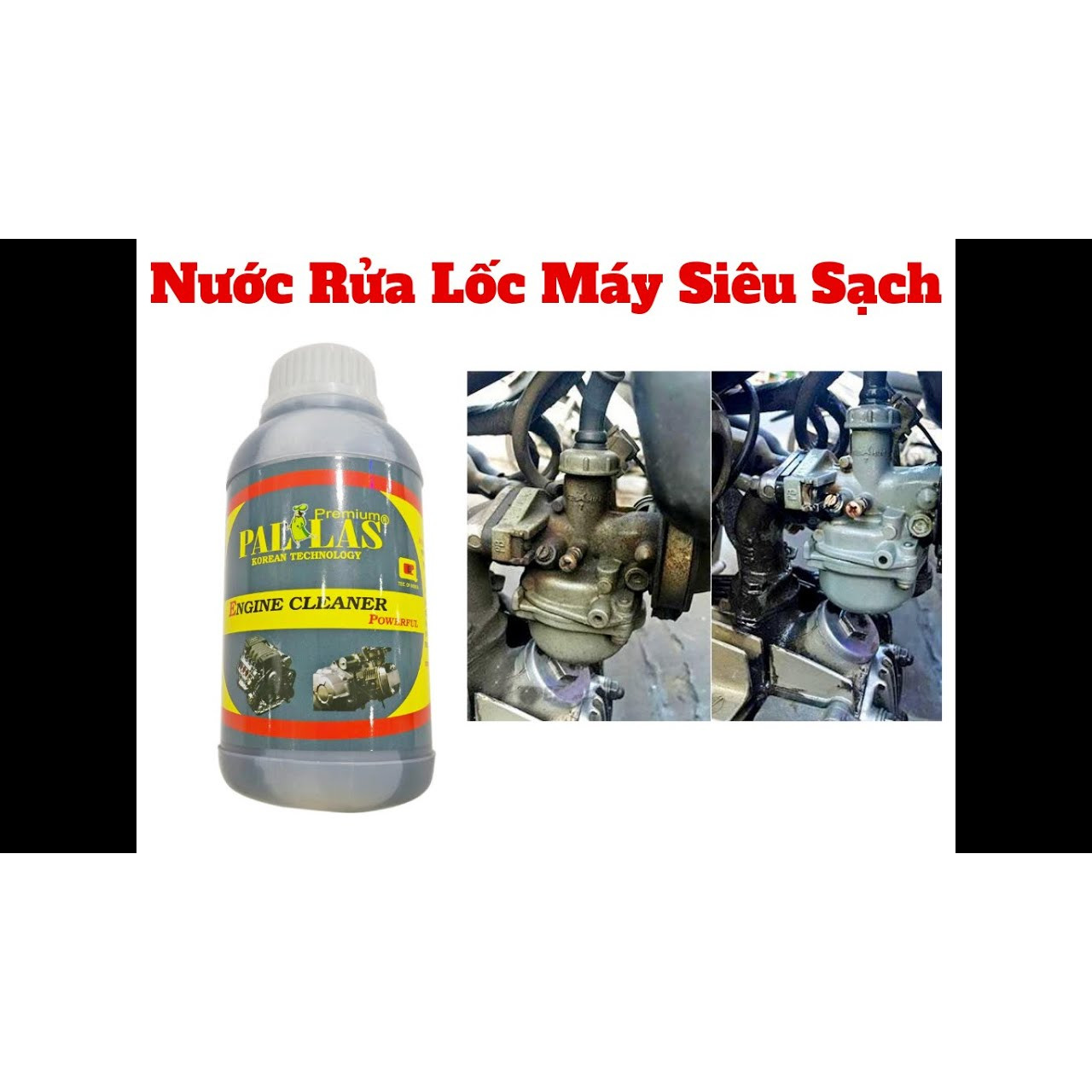 Dung Dịch Rửa Lốc Máy Siêu Mạnh, Tẩy Khoang Máy, Đầu Bò PALLAS 500ml