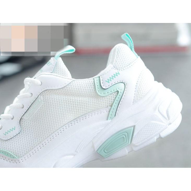 Giày sneaker nữ MS013 (trắng xanh)