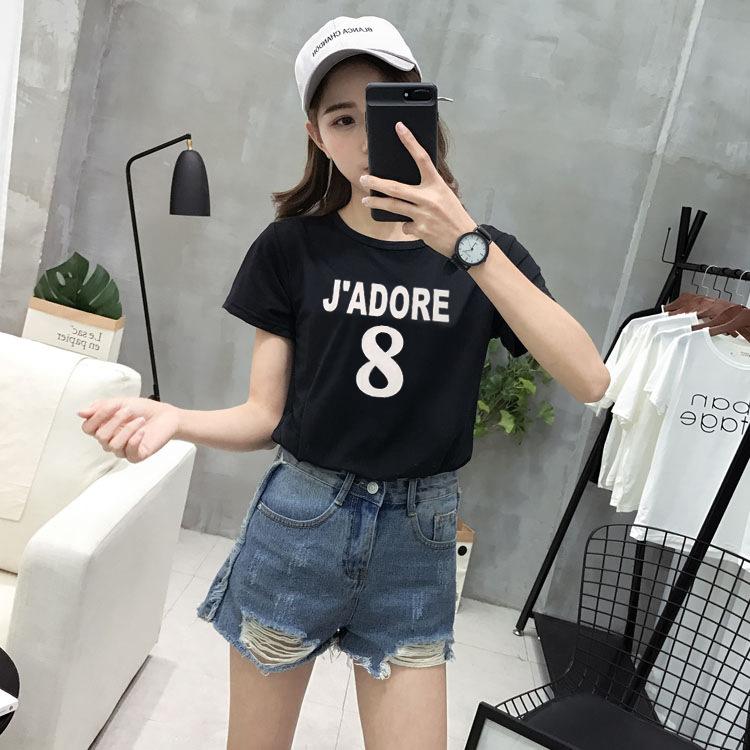 Áo Thun Nữ In hình Số 8 Cực Dễ Thương