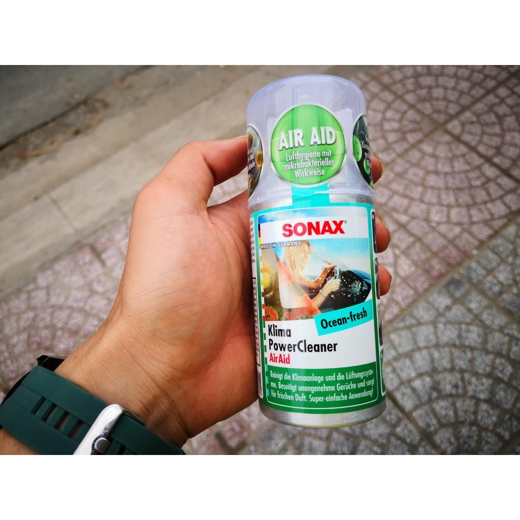 Chai Xịt Làm Sạch Khử Mùi Dàn Lạnh Ô Tô Sonax A/C Cleaner 323100 100ml Chính Hãng Đức