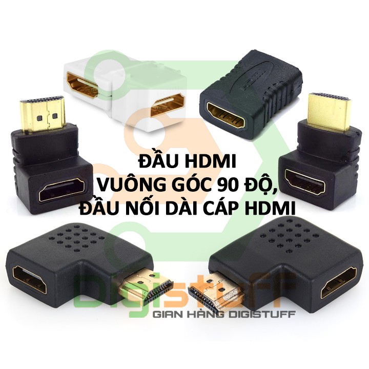 Đầu nối dây HDMI cong 270 độ - Đầu nối HDMi 2 đầu âm dương-DH01 - HT