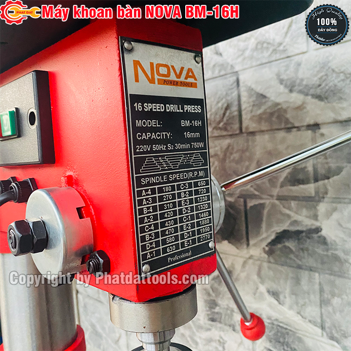 Máy Khoan Bàn BM-16H - 750W cao 1m2