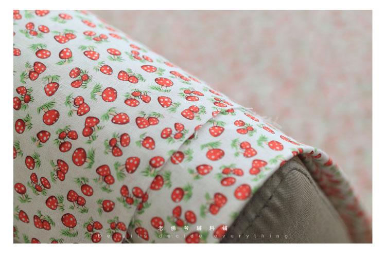 Dailylike Calico Vải Hai Dây Vải Quilting Vải Bông Vải May Quilting Vải Bông Tấm Vải 50CM Không phai màu