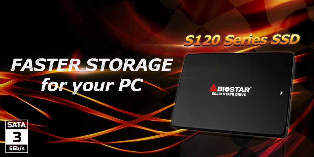 Ổ cứng SSD Biostar 120GB S100 Sata III 2.5inch - Hàng chính hãng DigiWorld phân phối
