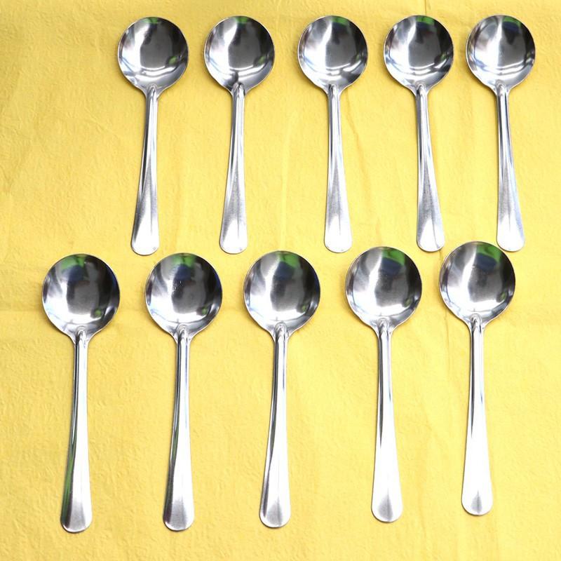 Bộ muỗng ăn 10 cái bằng thép không gỉ