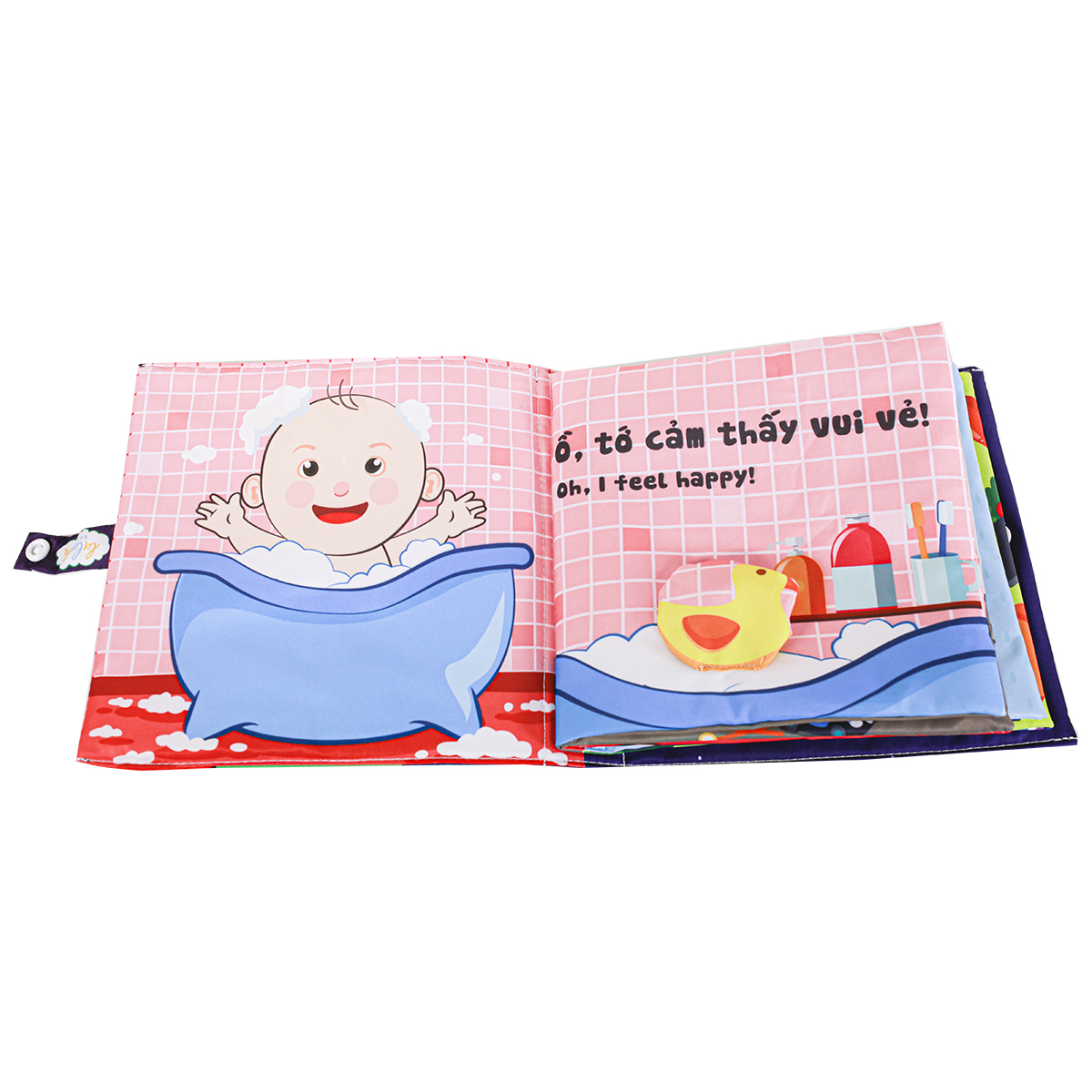 Sách Vải Lật Mở Đa Tương Tác Cho Bé 0-4 tuổi - Lalala Baby (Nhiều chủ đề)