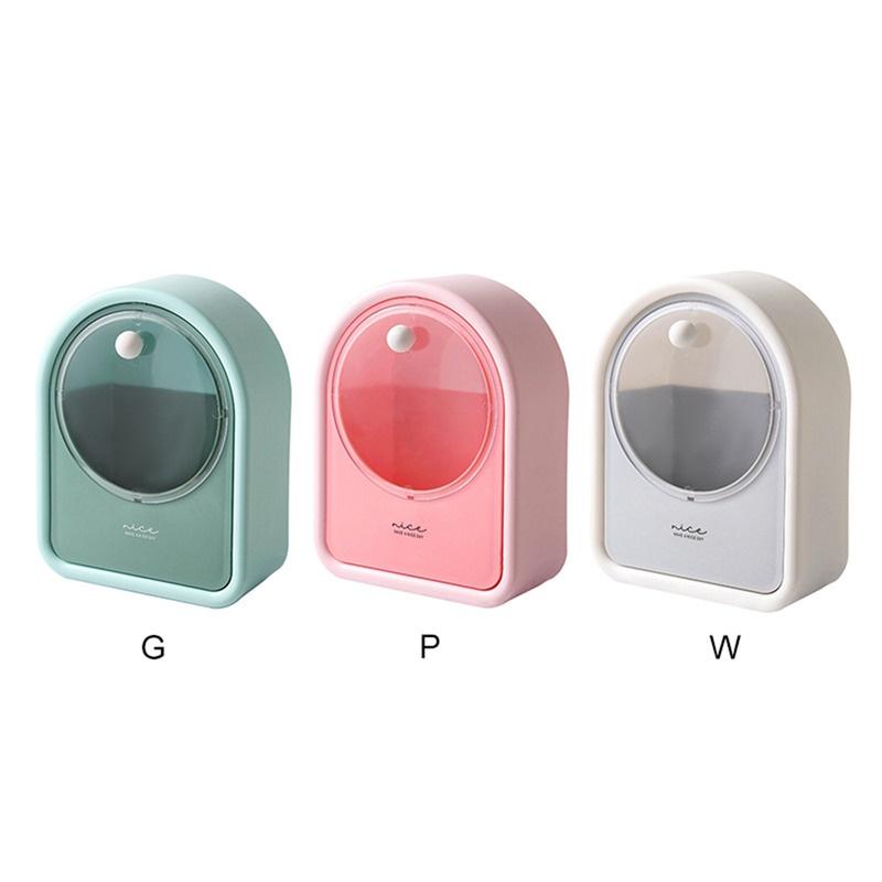 Hộp Đựng Tăm Bông Dán tường - Hộp đựng đồ đa năng chất liệu HIPS