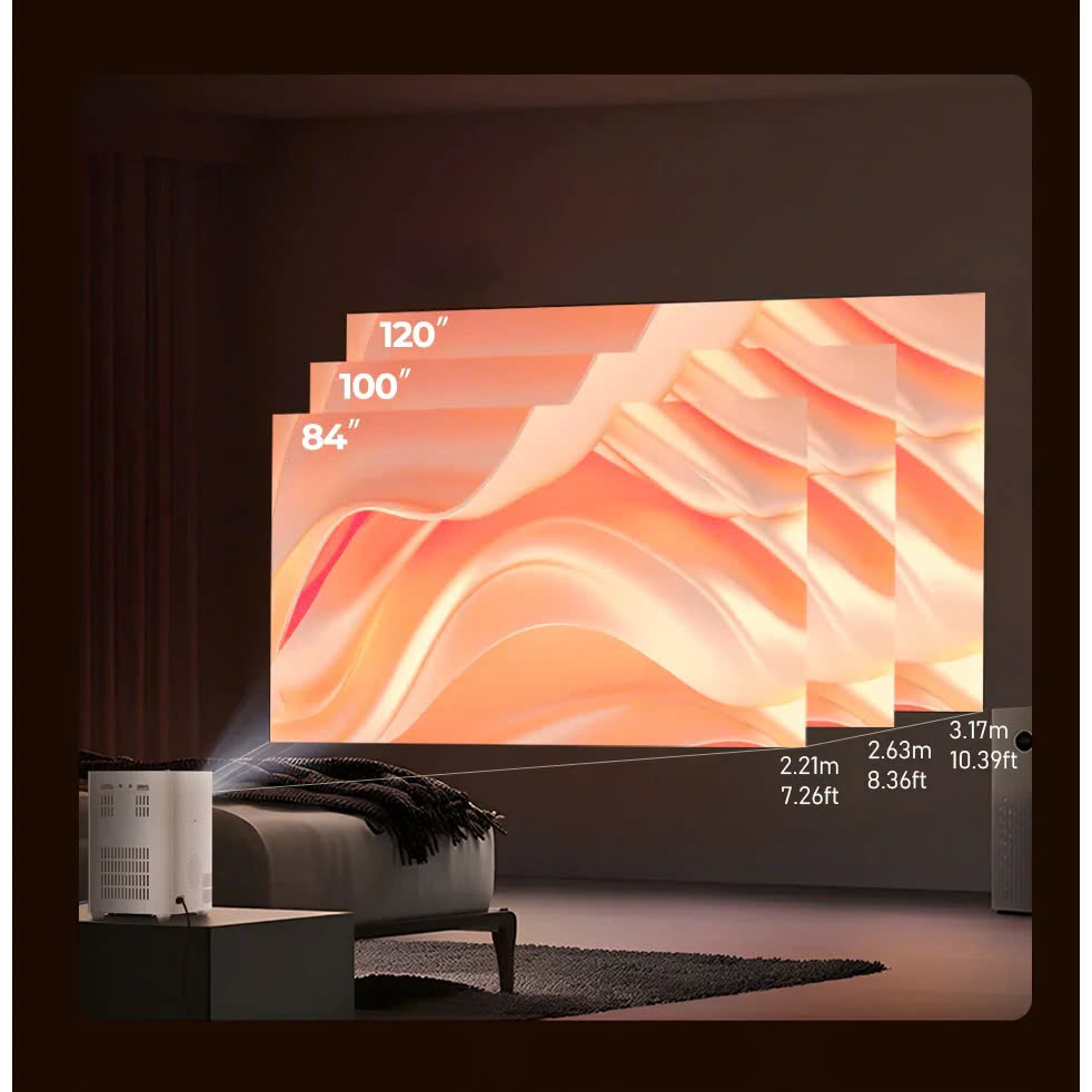 Máy chiếu mini BYINTEK X15 4K thông minh Android 11.0,Wifi, Full HD 1080P, LED -Máy chiếu phim tại nhà - Hàng nhập khẩu