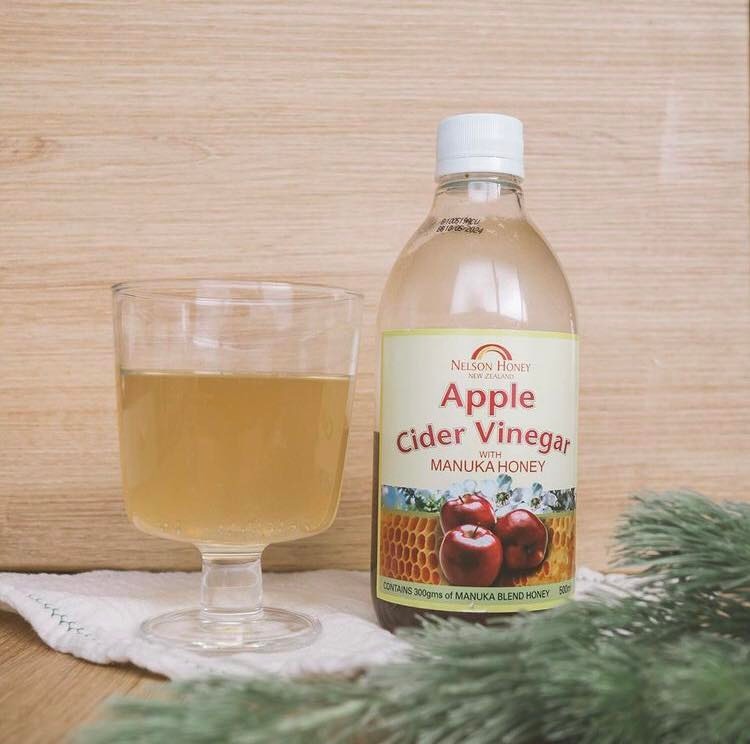 Nước Giấm táo với mật ong Manuka NelsonTáo Cider Vinegar with Manuka Honey Blend 500ml