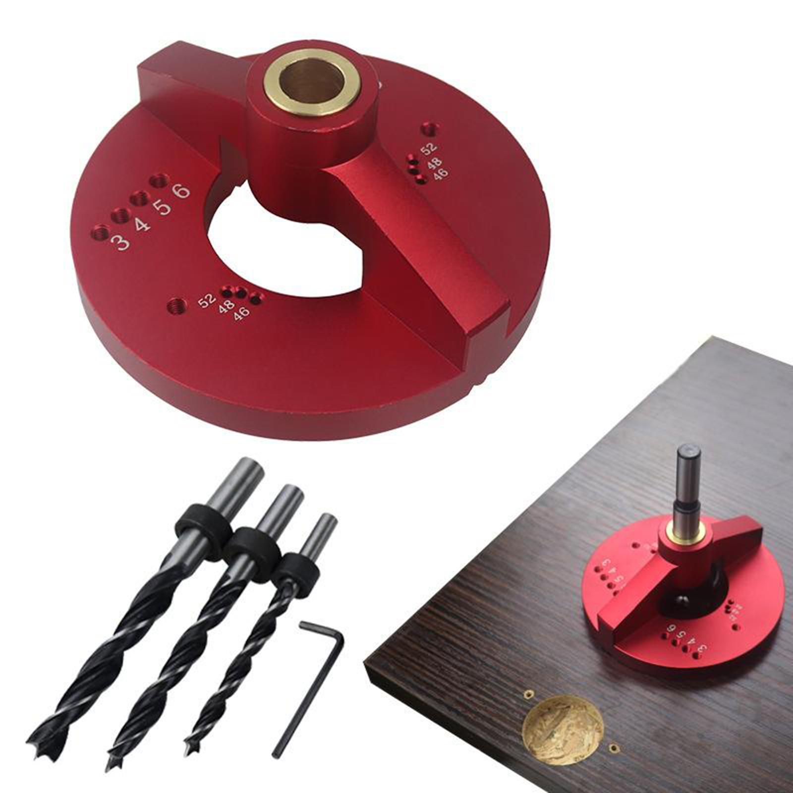 4 in 1 35mm Hinge Jig Vertical Boring Jig Drilling Guide Fixture Self Centering