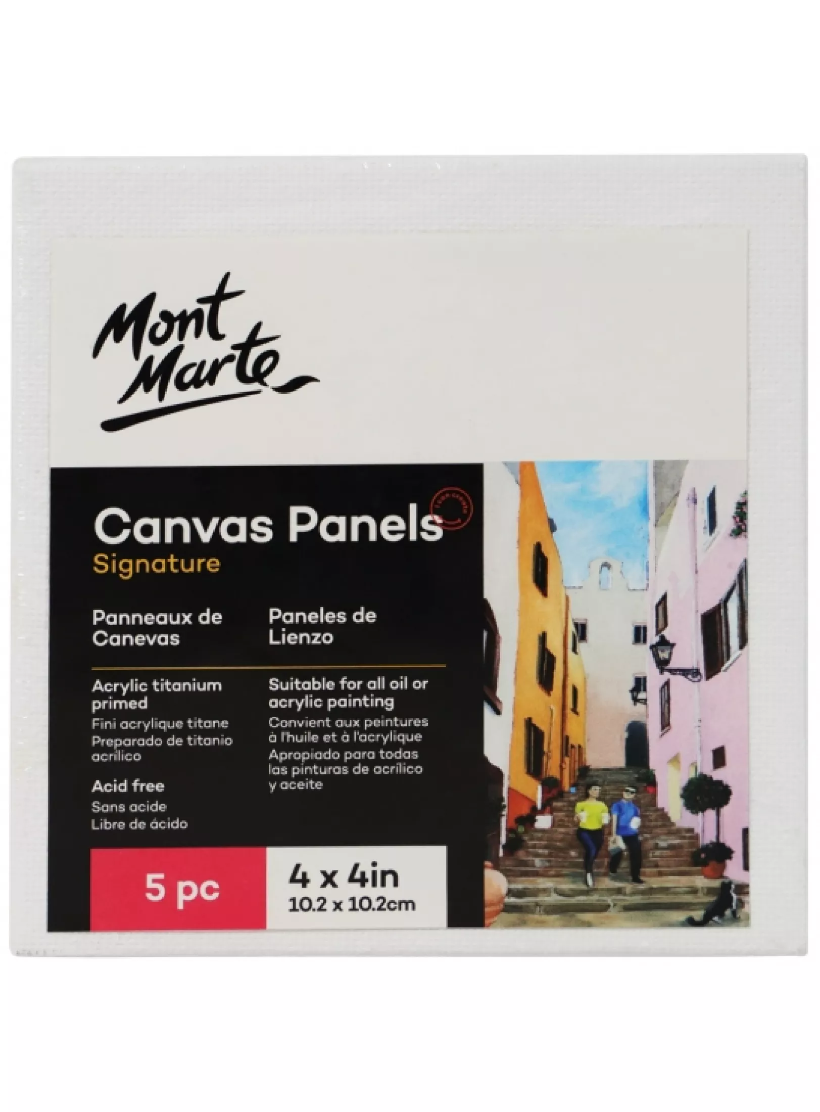 khung vải/Tấm Canvas Panels dạng bảng Mont Marte nhiều kích thước