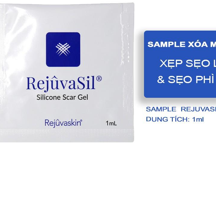 Sample Gel Xóa Mờ Sẹo Lồi /  Phì Đại REJUVASKIN RejuvaSil 1ml