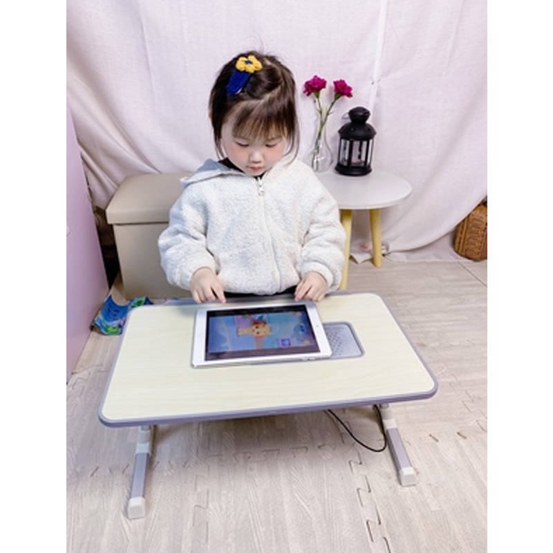 Bàn bệt laptop đa năng BK2006 kích thước 52x33 cm sử dụng trên sàn tiện lợi thích hợp cho trẻ em và học sinh sinh viên HÀNG CHÍNH HÃNG