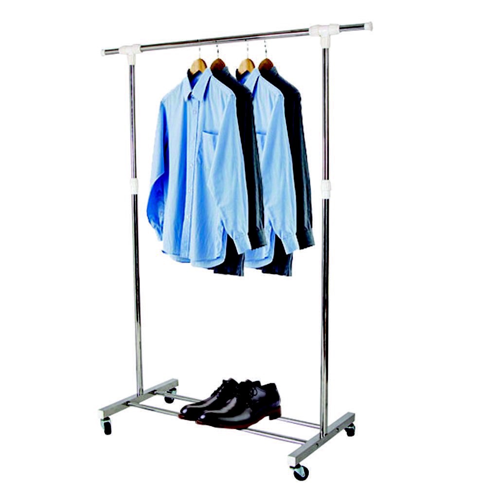 Giàn phơi inox đơn để sàn, Sào phơi inox lắp ráp, Giàn phơi inox