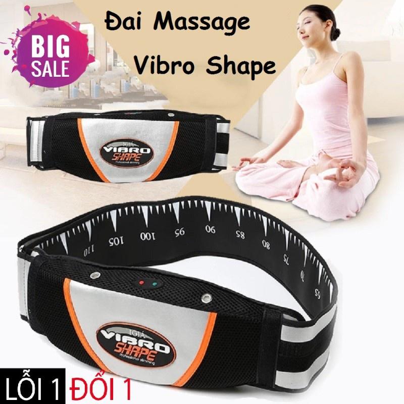 Đai rung nóng Vibro Shape, Đai massage đánh tan mỡ toàn thân HIỆU QUẢ NHANH