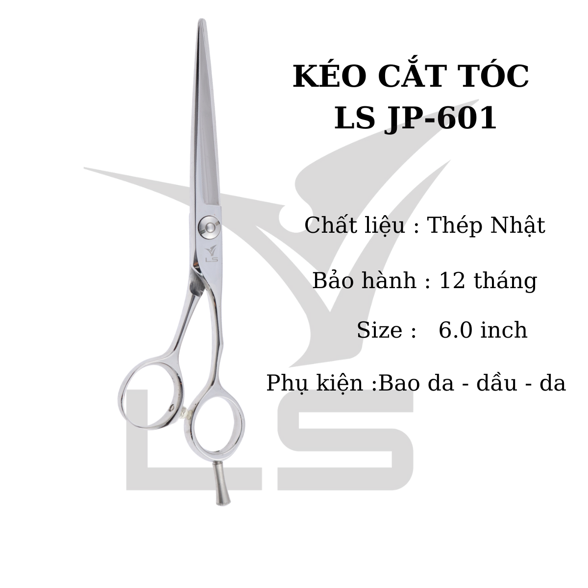 Kéo cắt tóc VIKO JP-601 Size 6.0 inhs HÀNG CHÍNH HÃNG