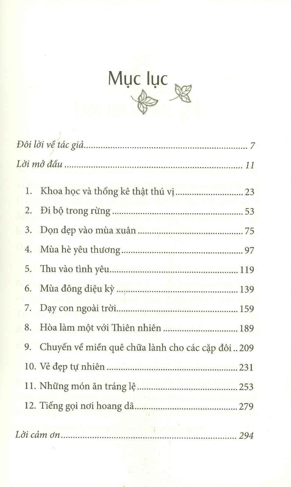 LIỆU PHÁP RỪNG – KẾT NỐI THIÊN NHIÊN VÀ TRỞ NÊN HẠNH PHÚC HƠN - Sarah Ivens – Hồng Đăng dịch - Thái Hà -Nhà Xuất Bản Thế Giới