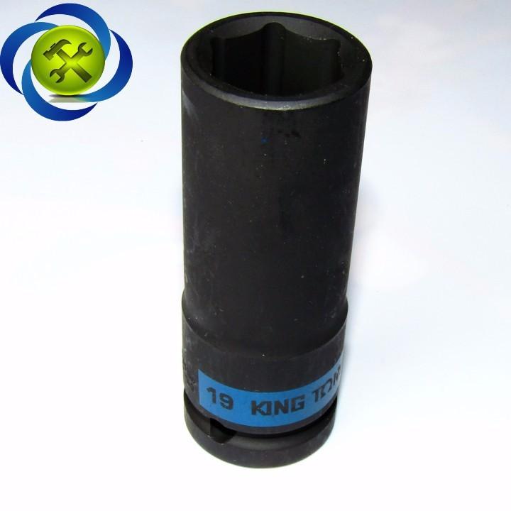 Tuýp 19mm đen dài 80mm Kingtony 443519M loại 1/2 6 cạnh