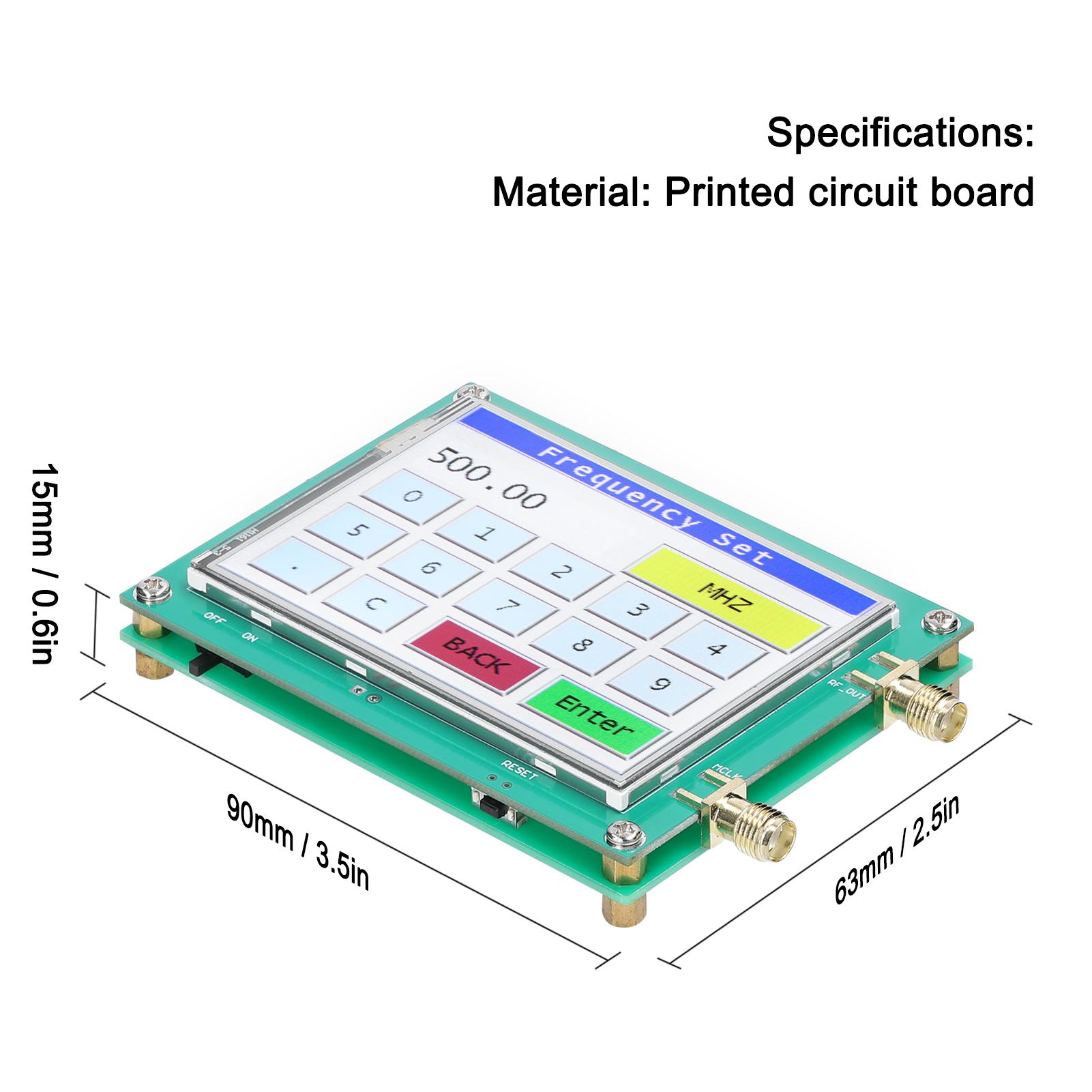 23.5-6000MHz Signal Generator 0.5PPM Low Noise Signal Source Touchable Screen PC Software Control