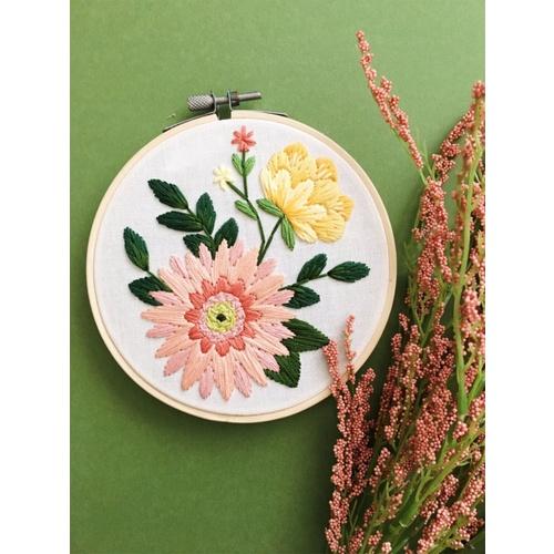 DIY TỰ THÊU HOOP TRANG TRÍ- KIT NGUYÊN LIỆU THÊU CỔ PHONG- BÁCH HÓA NA NA