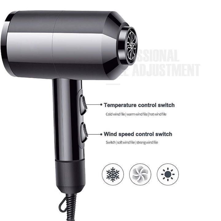 Máy sấy tóc nóng lạnh PIAOXIN PX-3805 công suất lớn 1600W 5 chế độ sấy tóc linh hoạt