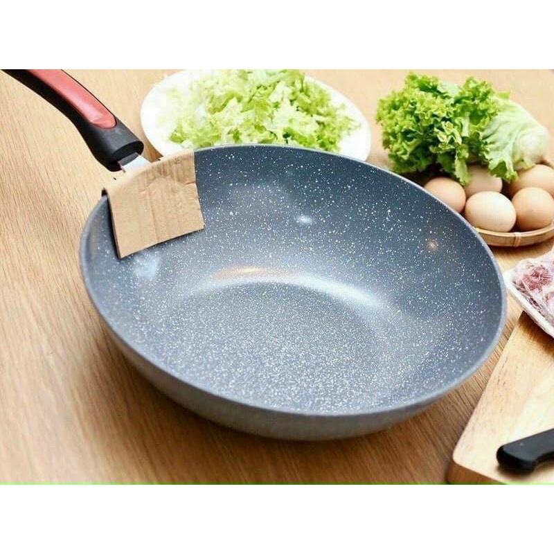 CHẢO ĐÁ CHỐNG DÍNH SÂU LÒNG ,DỄ DÀNG VỆ SINH VÀ LÀM SẠCH