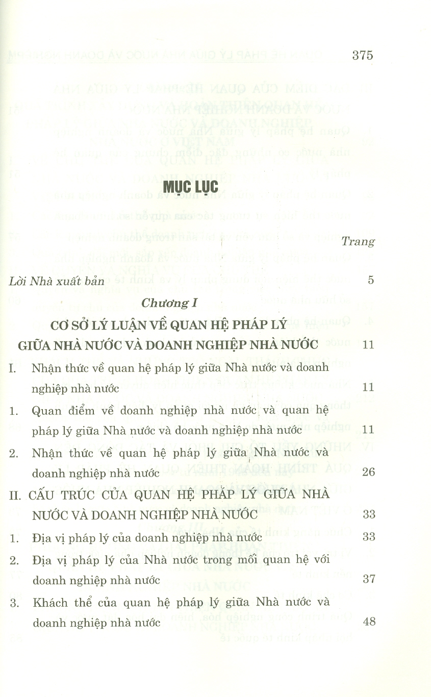 Quan Hệ Pháp Lý Giữa Nhà Nước Và Doanh Nghiệp Nhà Nước Trong Nền Kinh Tế Thị Trường Định Hướng Xã Hội Chủ Nghĩa