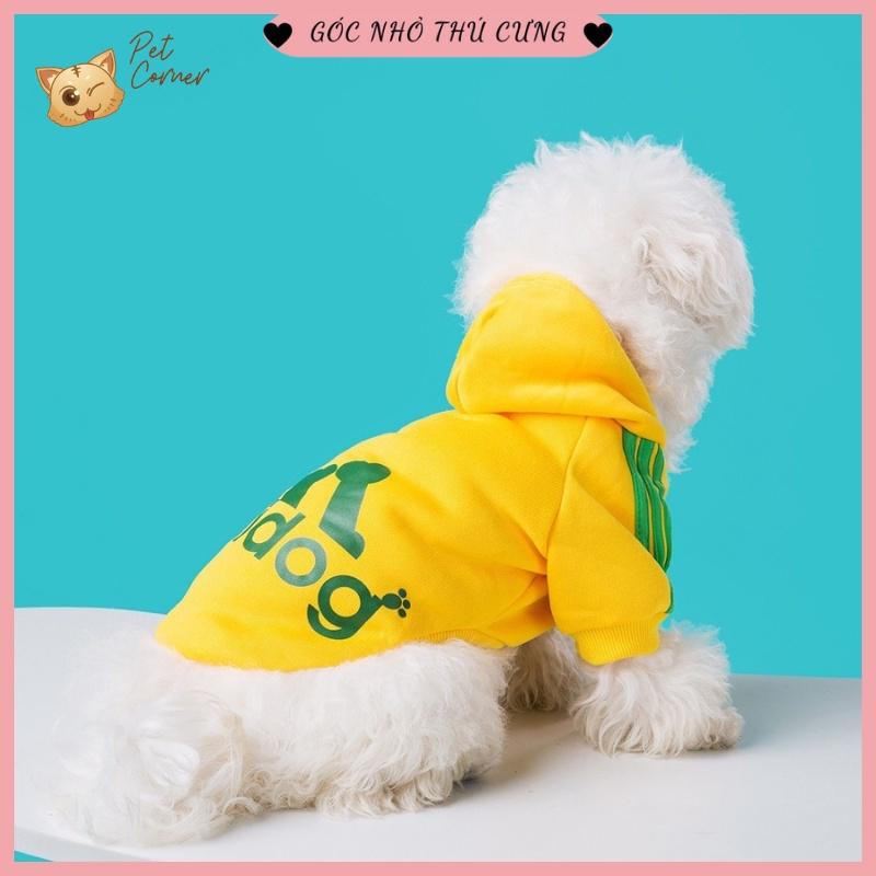 Áo nỉ Hoodie Adidog cho thú cưng, áo mùa đông cho chó mèo